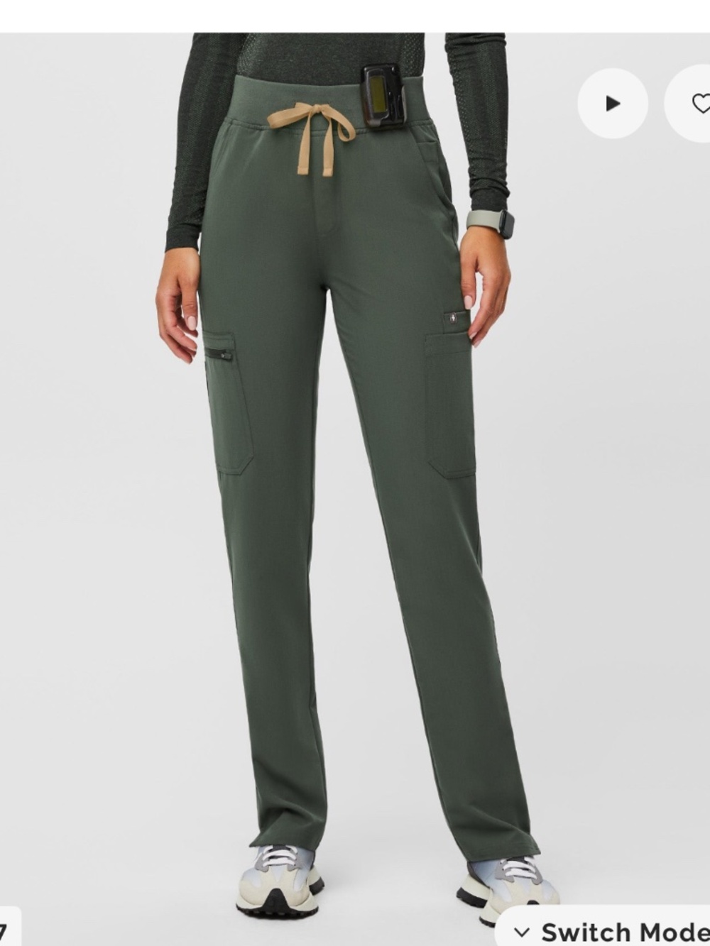 Moss Yola high waisted Fig pants
